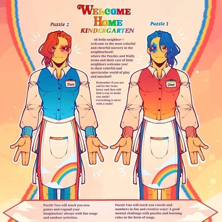 Thumbnail of Joe Wally and Iris Wally (I don't know their names XD)