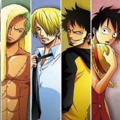 Thumbnail of Luffy, Zoro, Sanji and Law