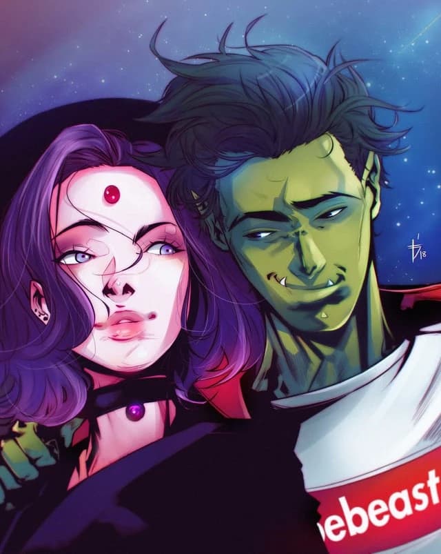 Thumbnail of Родители Beast Boy X Raven AU