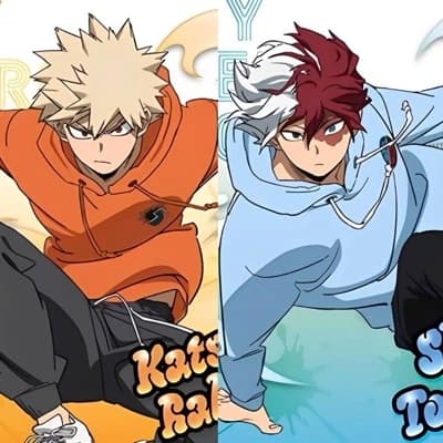Thumbnail of Katsuki and Shoto the popular boys. 