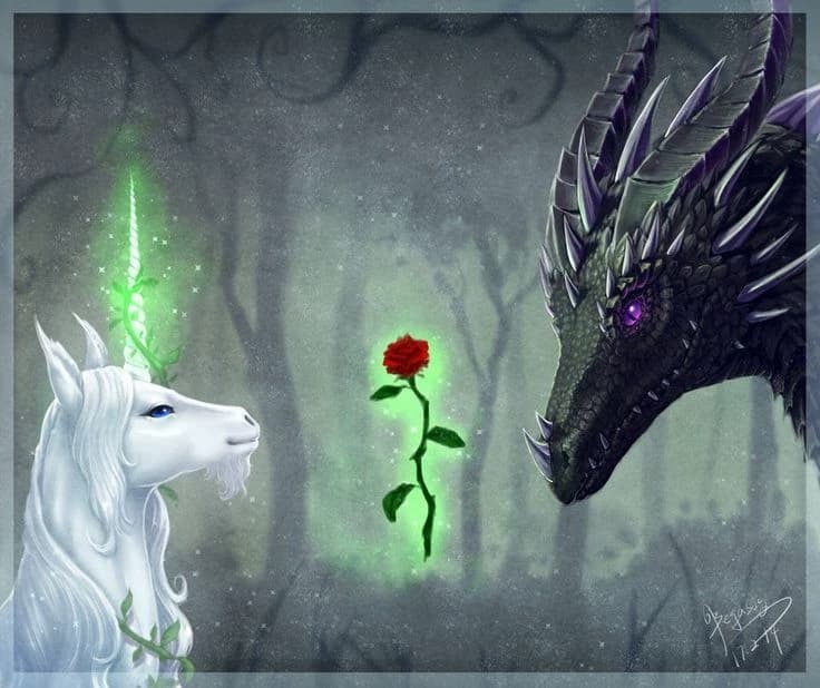 Thumbnail of 🎀the dragon fell in love with the unicorn