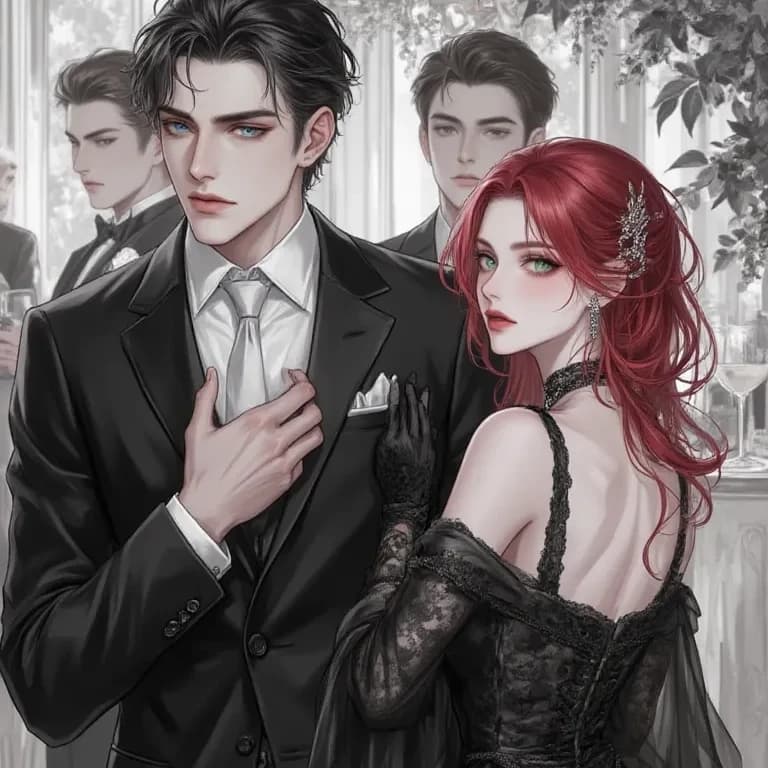 Thumbnail of 🖤 His father: Alfonso Gualtiero 🖤.... ❤️ And his fiancee Emily ❤️