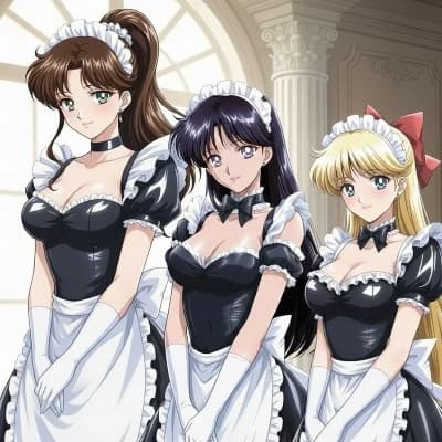 Thumbnail of Rei, Minako, and Makoto