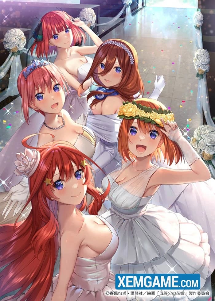 Thumbnail of Nakano(Ichika nakano, nino nakano,miku nakano,yotsuba nakano, itsuki naknao)