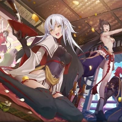 Thumbnail of Nagao Kagetora and Ushiwaakamaru