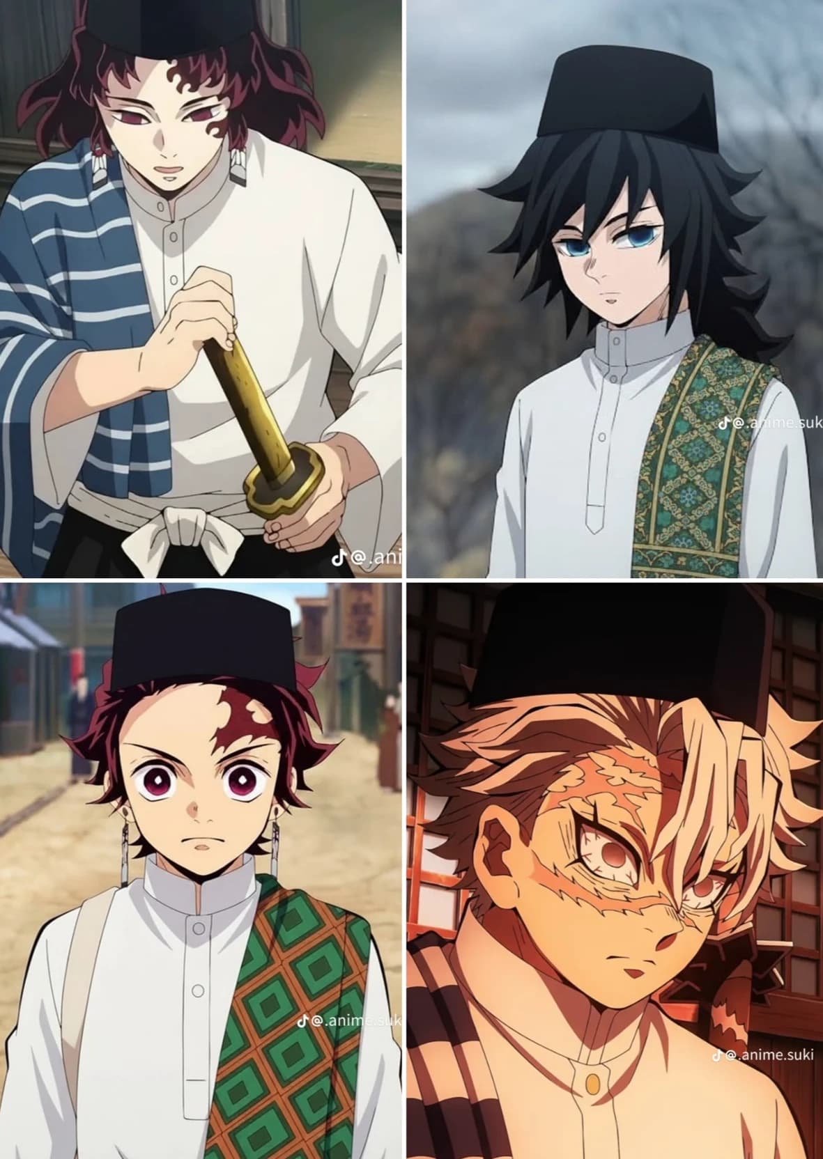 Thumbnail of Yoriichi,giyu,tanjiro,sanemi