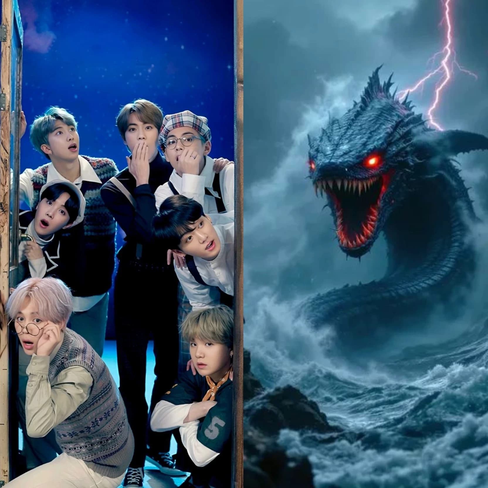 Thumbnail of Bts and a rare creature