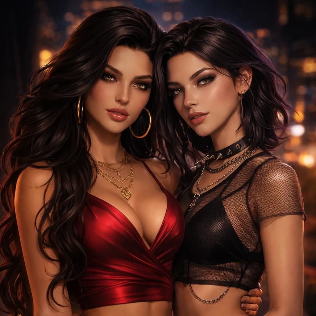 Thumbnail of LÍA and NYX (your two girlfriends)