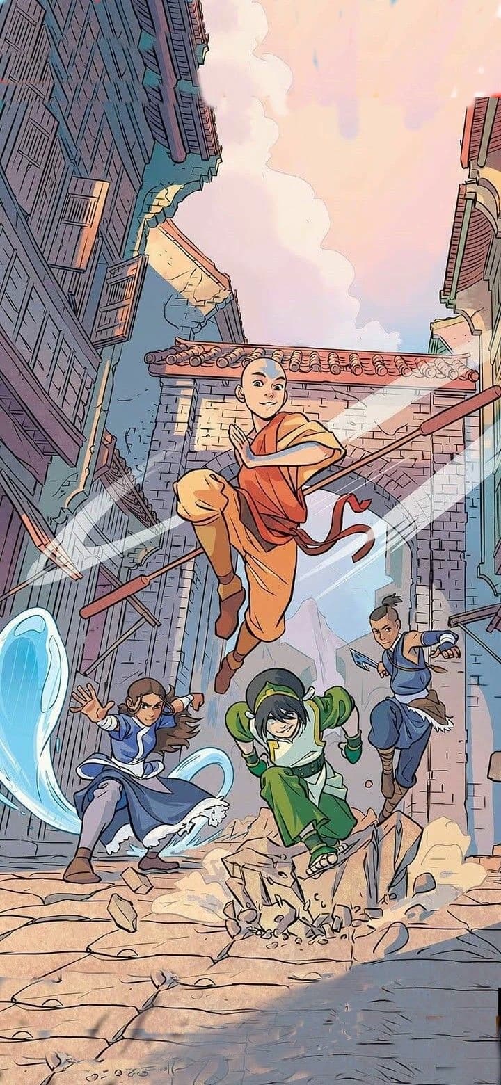 Thumbnail of Aang, Zuko, Katara, toph 
