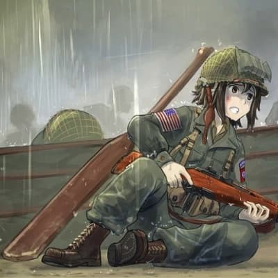 Thumbnail of The tired American soldier 'Emily'