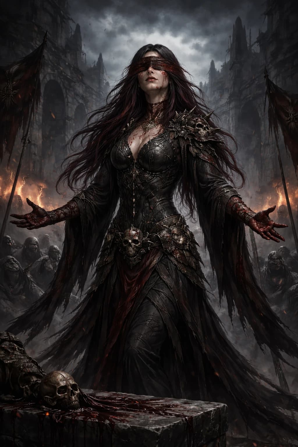 Thumbnail of Threnya Bloodseer The Prophetess of Infinite War War Oracle Chaos Rein