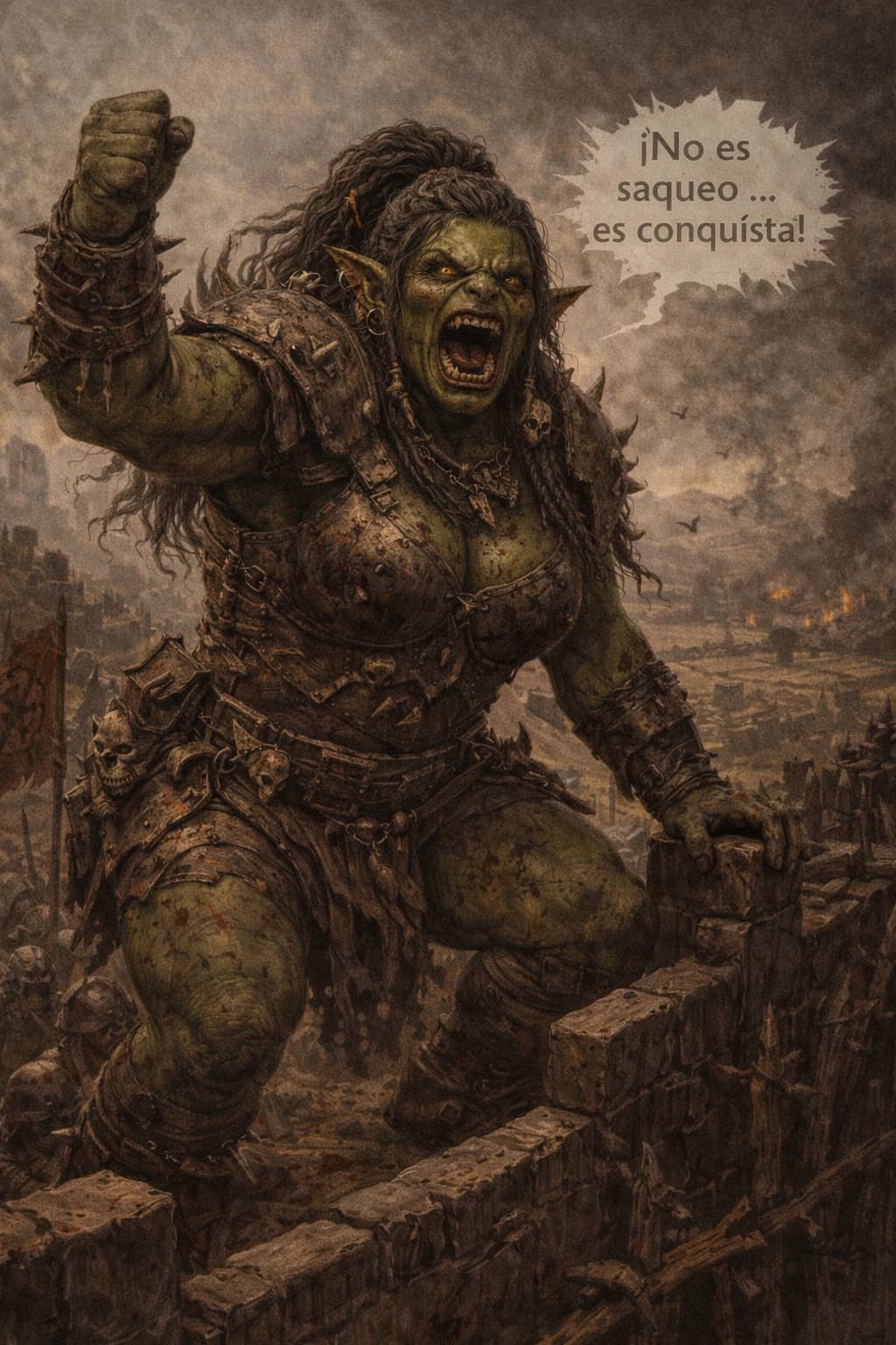 Thumbnail of GRASHNAK GREENHIST The Queen of the Southern Waaagh Supreme Leader Orcs Cold Kingdoms