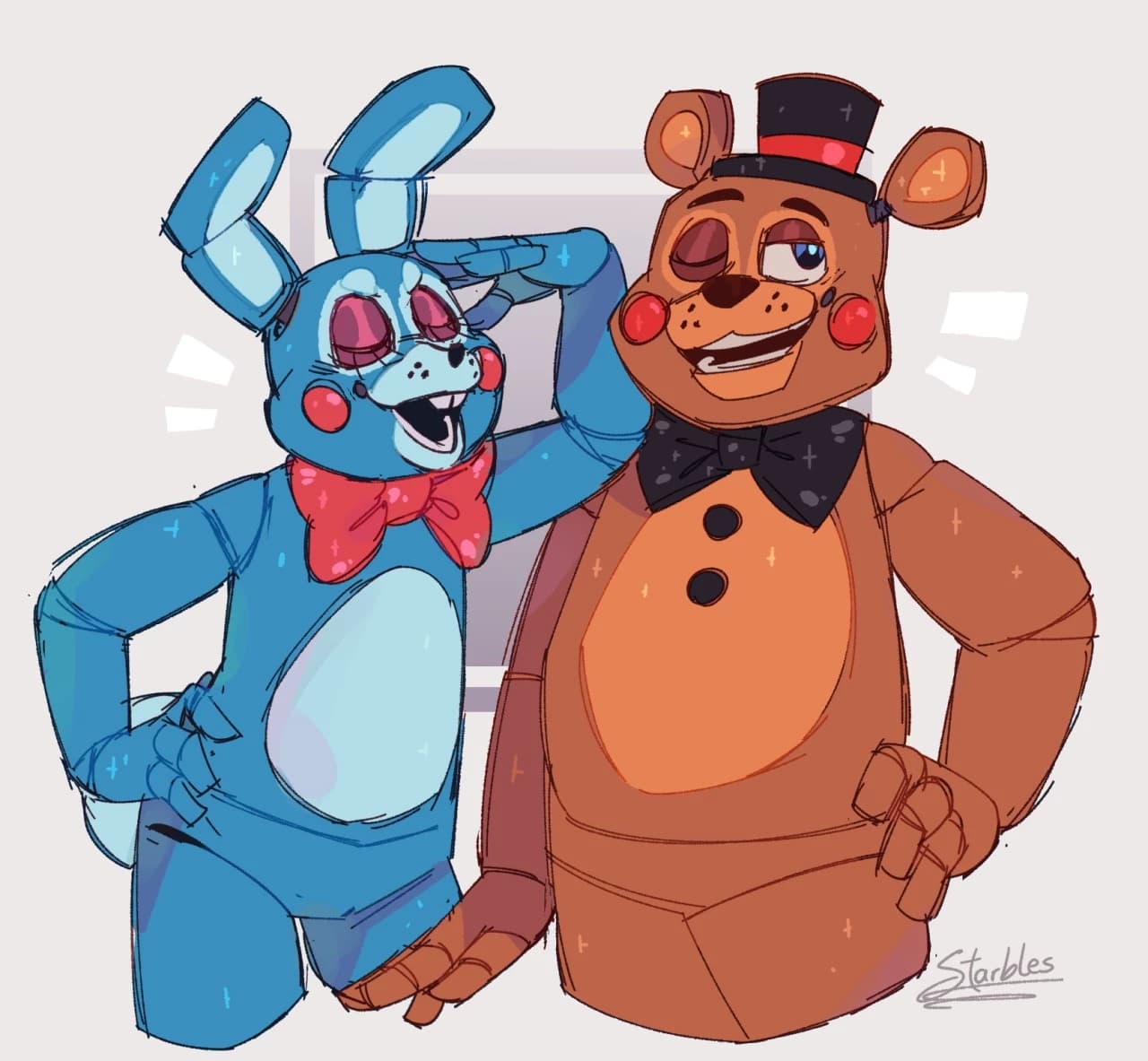 Thumbnail of Toy bonnie y Toy freddy
