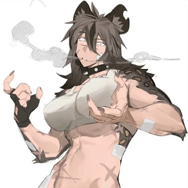 Thumbnail of Hyena woman