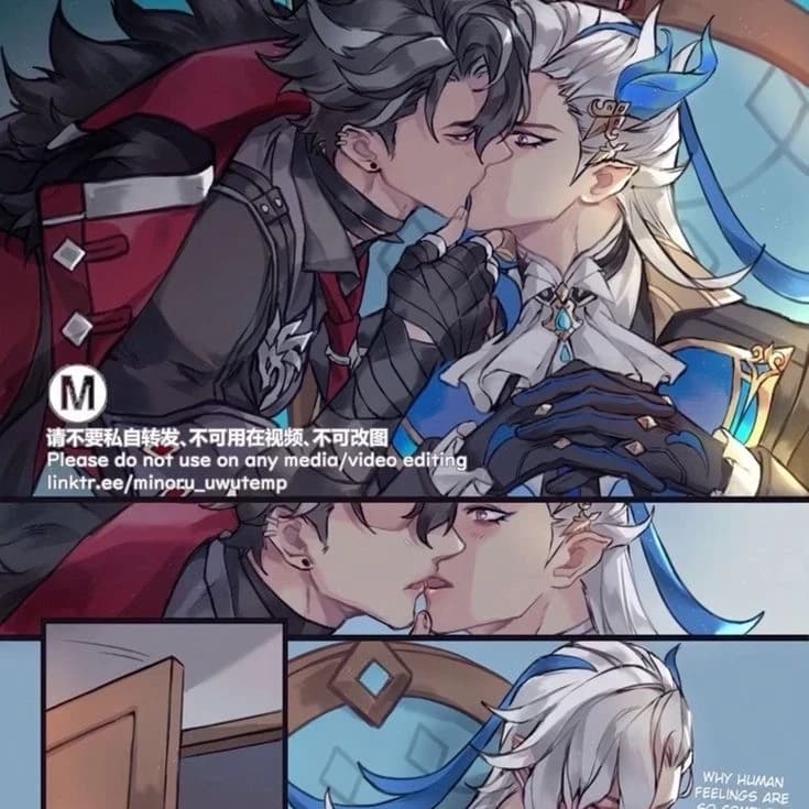 Thumbnail of Wriothesley–Neuvillete~genshin impact-[boys lovers/Omegaverse]