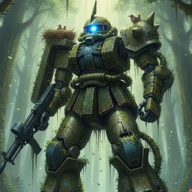 Thumbnail of Заку II \[Юнит "00-AI Эхо" \]