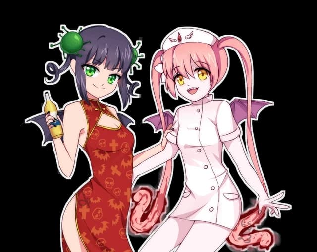 Thumbnail of Ebola-Chan and Corona-Chan