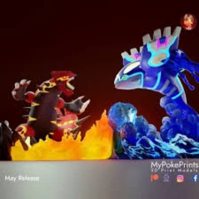 Thumbnail of Groudon & Kyogre & rayquaza