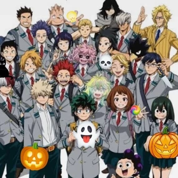 Thumbnail of My hero academia on Halloween day