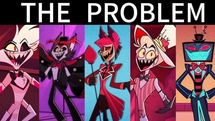 Thumbnail of Alastor, Angel dust, husk, lusefur and Vox 