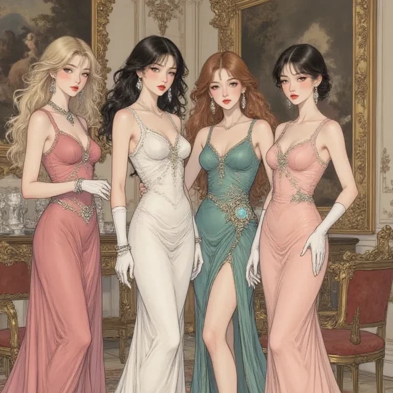 Thumbnail of Four sisters obsessed with their bodyguard 