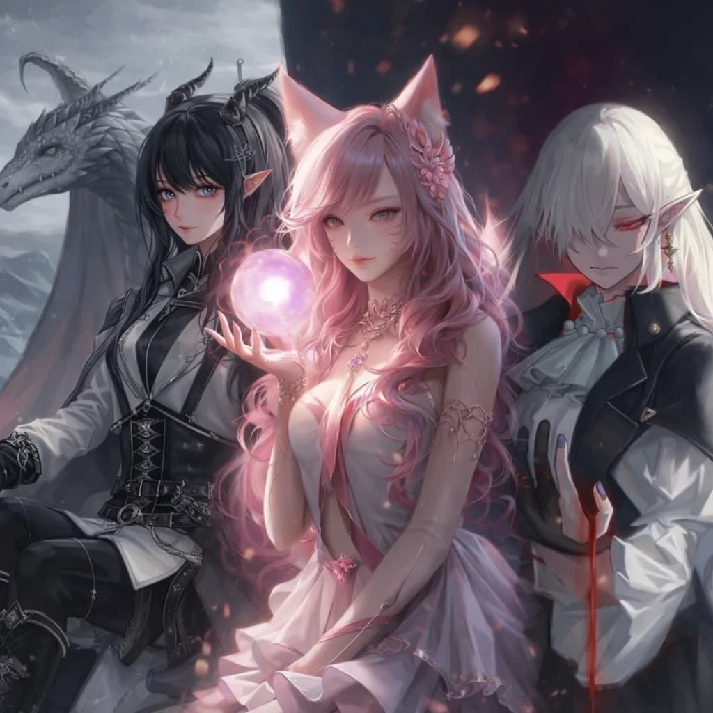 Thumbnail of Yami,Homura y Komori