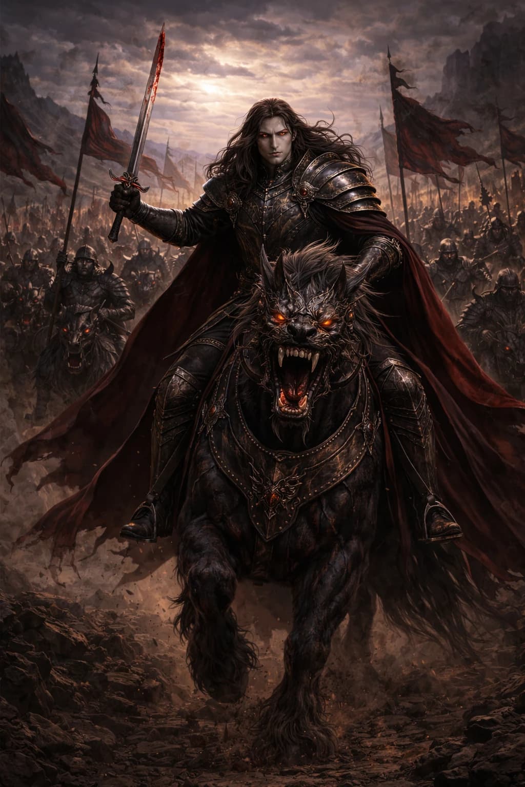 Thumbnail of Caltherion Duskhal Knight of the Last Sun Paladin of Twilight Kingdoms Fronte