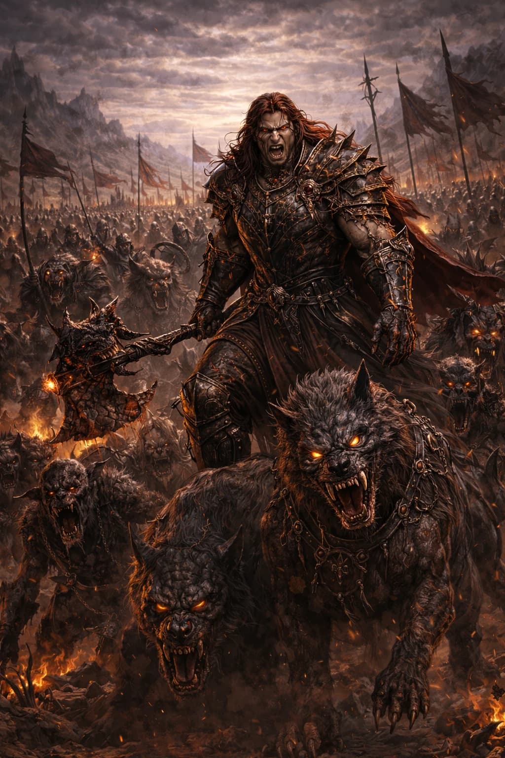 Thumbnail of Razek Bloodthorn The Crowned Howler Lord of the Beast Battalion Frontier Kingdoms
