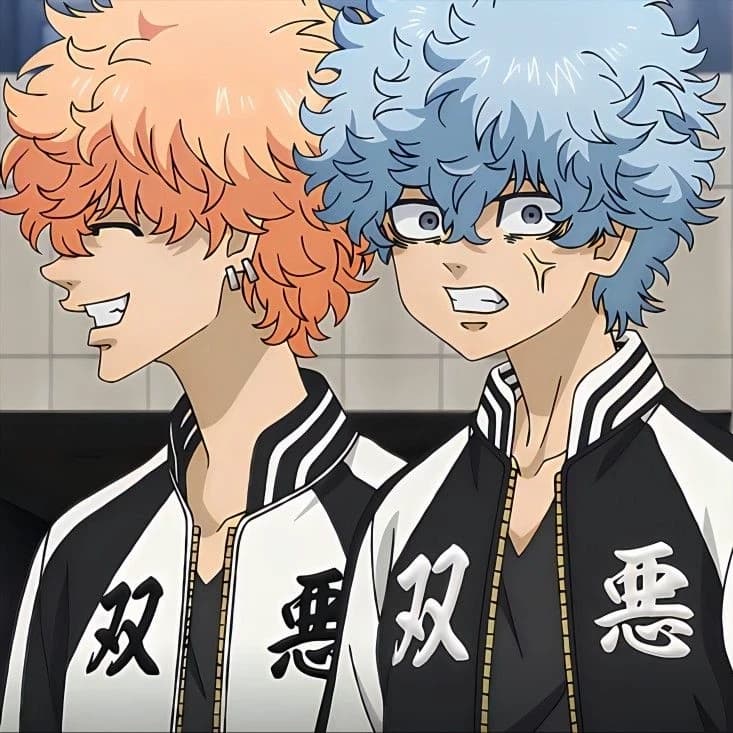 Thumbnail of Nahoya kawata (smiley) X souya kawata ( angry') MHA
