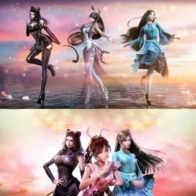 Thumbnail of The Soul Land Maidens: Zhu Zhuqing, Xiao Wu, and Ning Rongrong