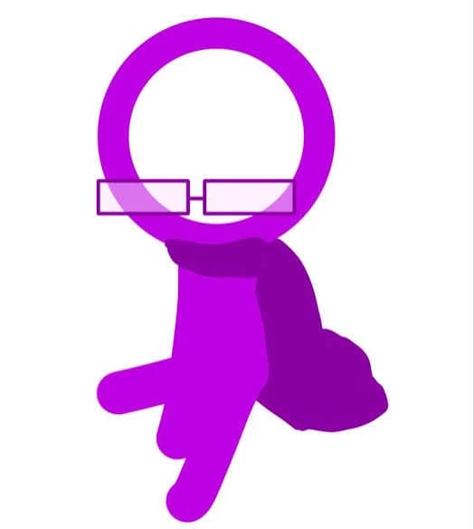Thumbnail of Фиолетовая фигурка