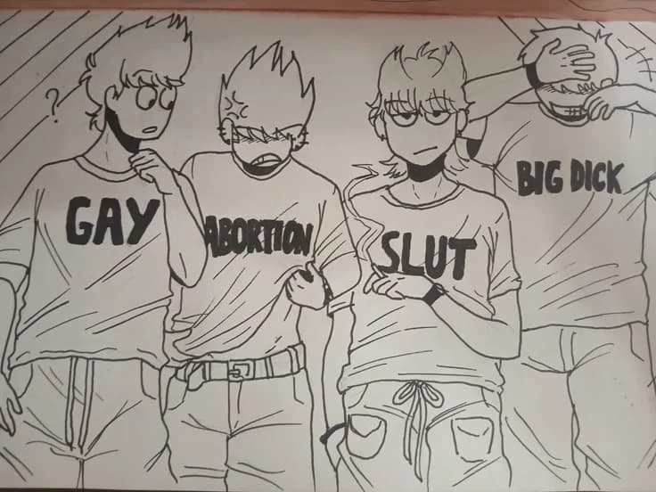 Thumbnail of eddsworld t-shirts with writings♡ :3
