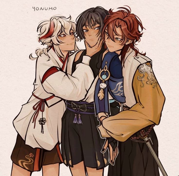 Thumbnail of Heizou and kazuha 