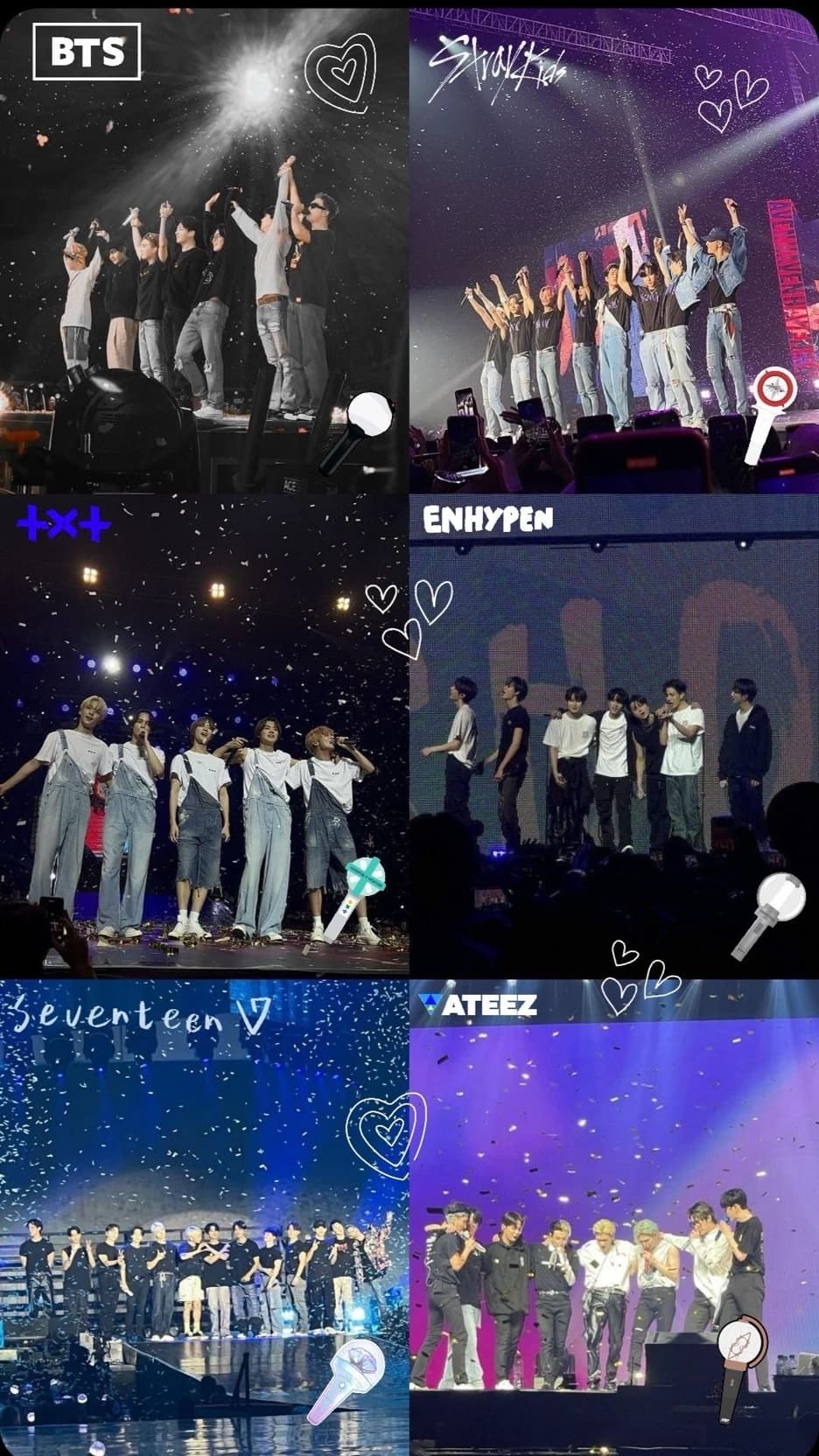 Thumbnail of BTS, Stray kids, TXT, Enhypen, Seventeen, Ateez