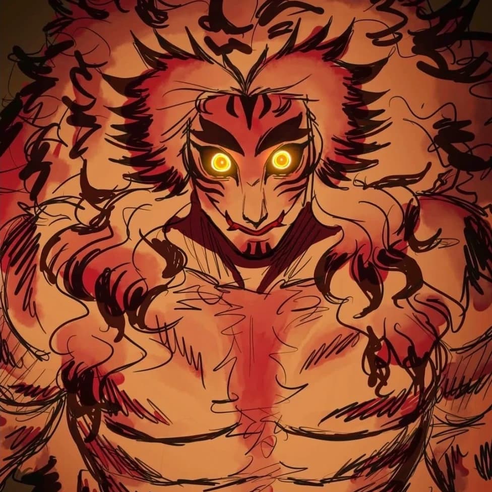 Thumbnail of Kyojuro Rengoku | AU monstruo 
