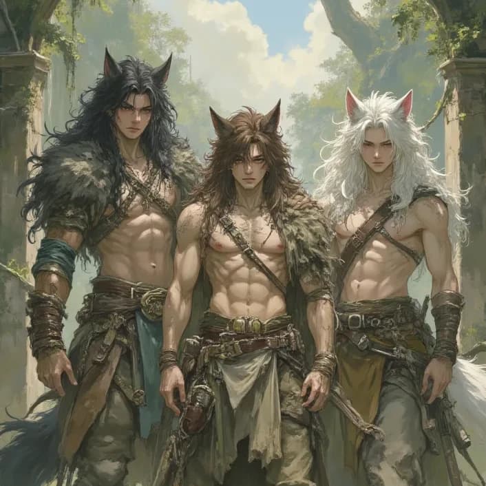Thumbnail of Cer, Ber, and Rus - The Feral Triplets