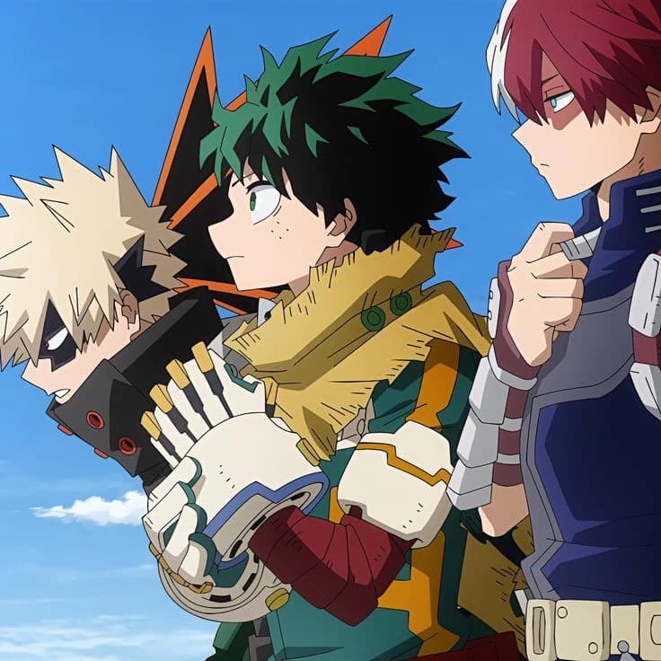 Thumbnail of Bakugo, Shoto and Deku
