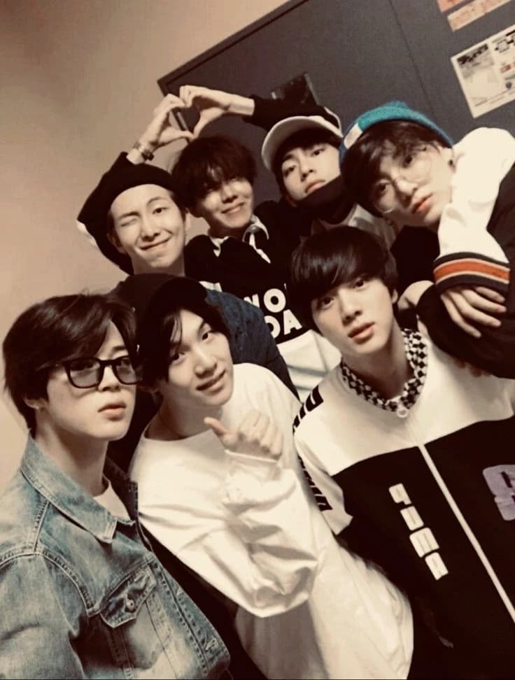 Thumbnail of BTS RM jin suga jhope jimin v jungkook