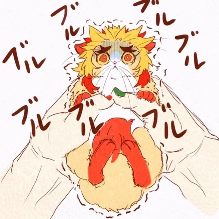 Thumbnail of Kyojuro rengoku (gatinho)