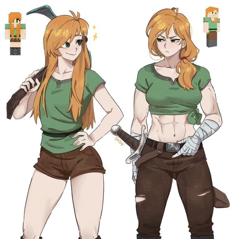 Thumbnail of Old Alex next to Modern Alex