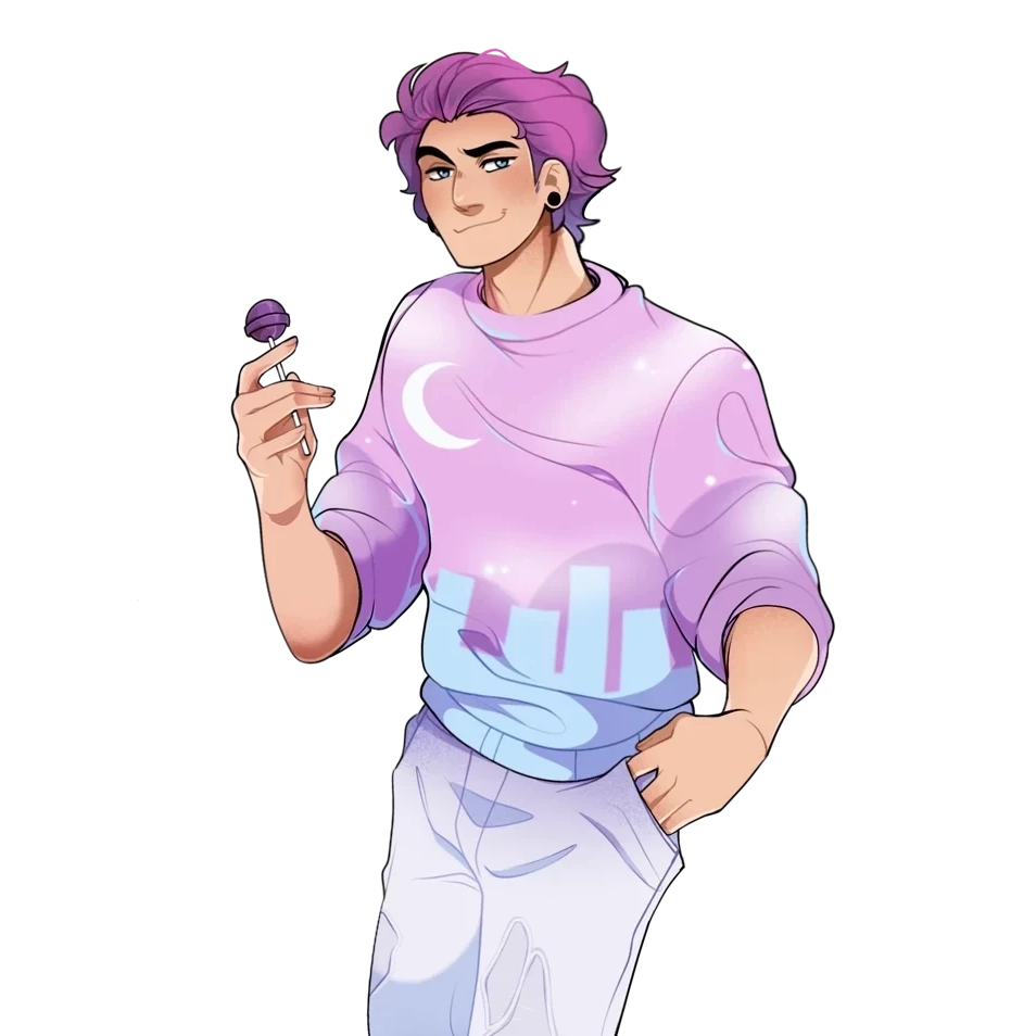 Thumbnail of Alphonse The Pastel Punk (Yuurivoice OC) 