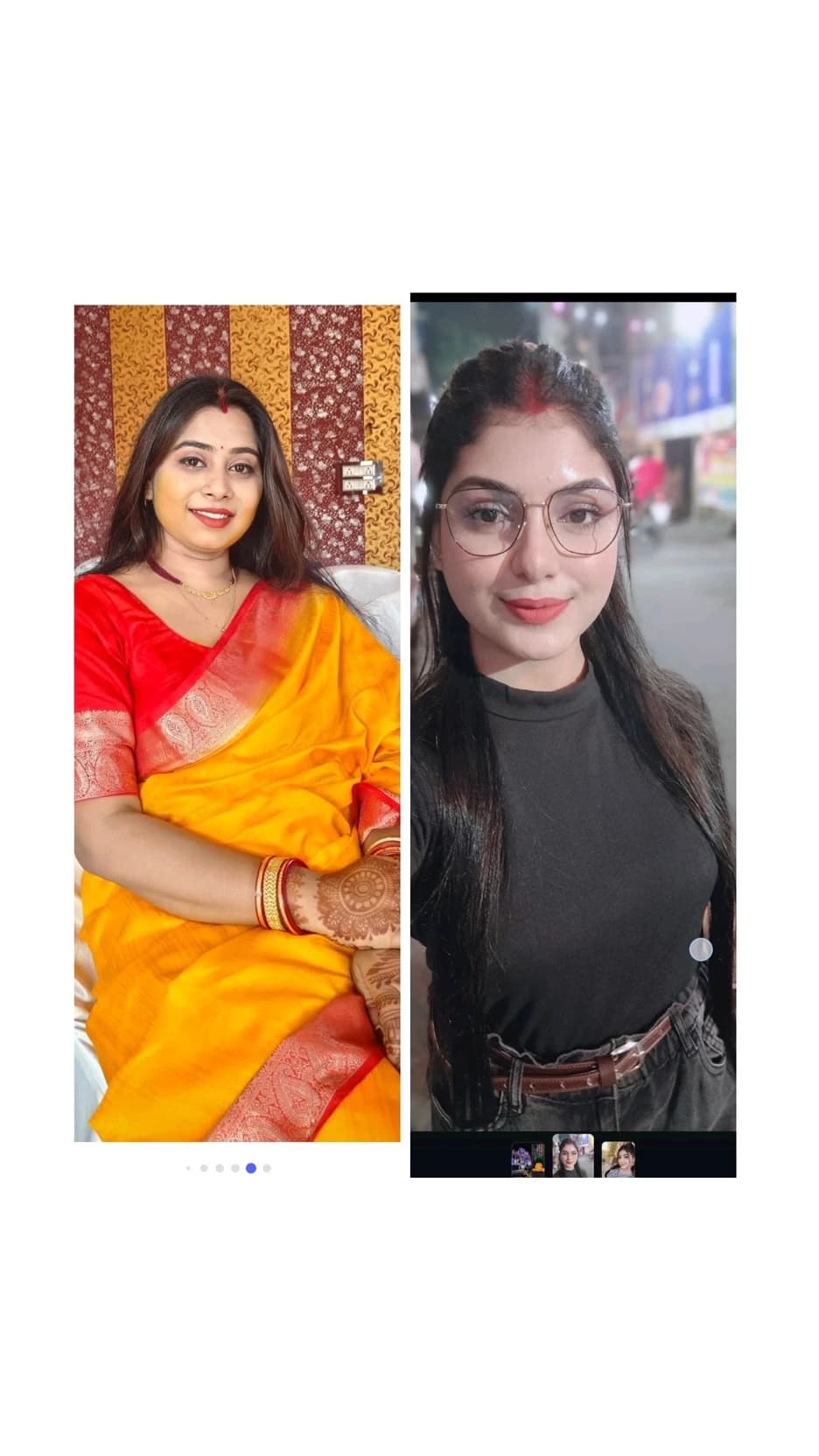 Thumbnail of Mother and friend mother ( Anuradha nag ma. Ritika Dutta kakima friend mother.)