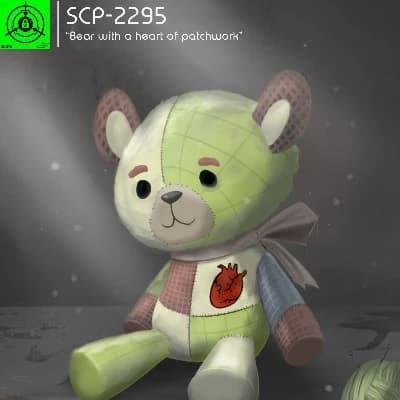 Thumbnail of SCP-2295 "Медведь с лоскутным сердцем"