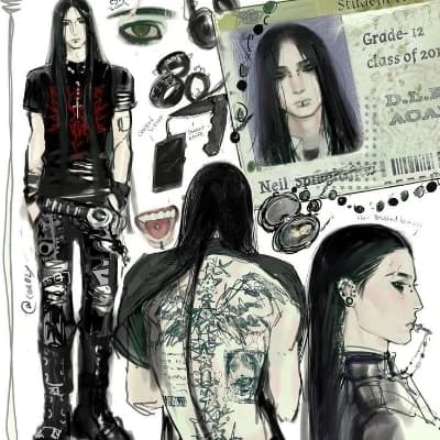 Thumbnail of Dante- your metalhead boyfriend