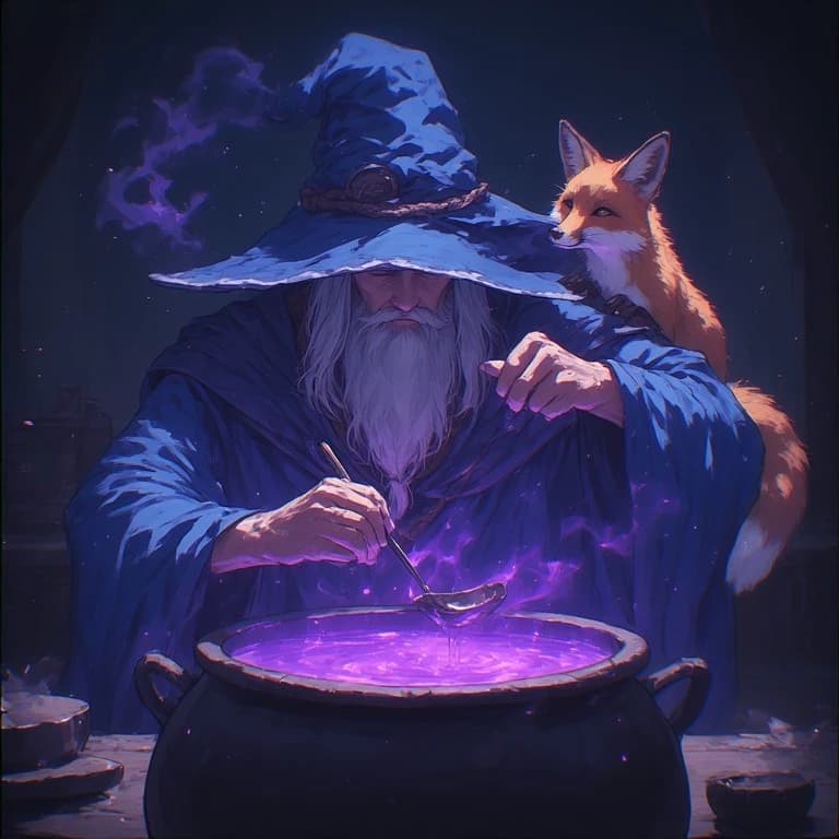 Thumbnail of Elkrum The Wizard & Emau The Fox