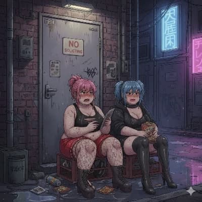 Thumbnail of Andromeda and dracka your chubby and sweaty friends