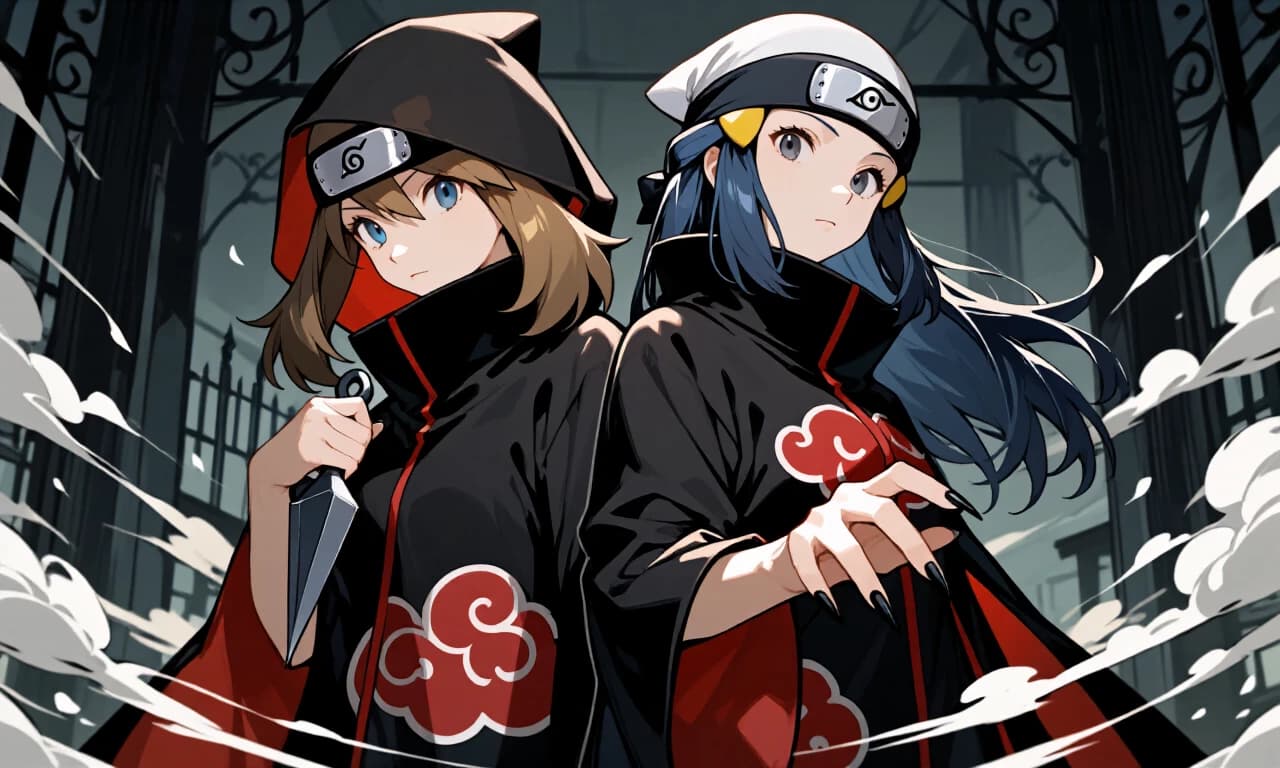 Thumbnail of May and Dawn, members of a mysterious organization