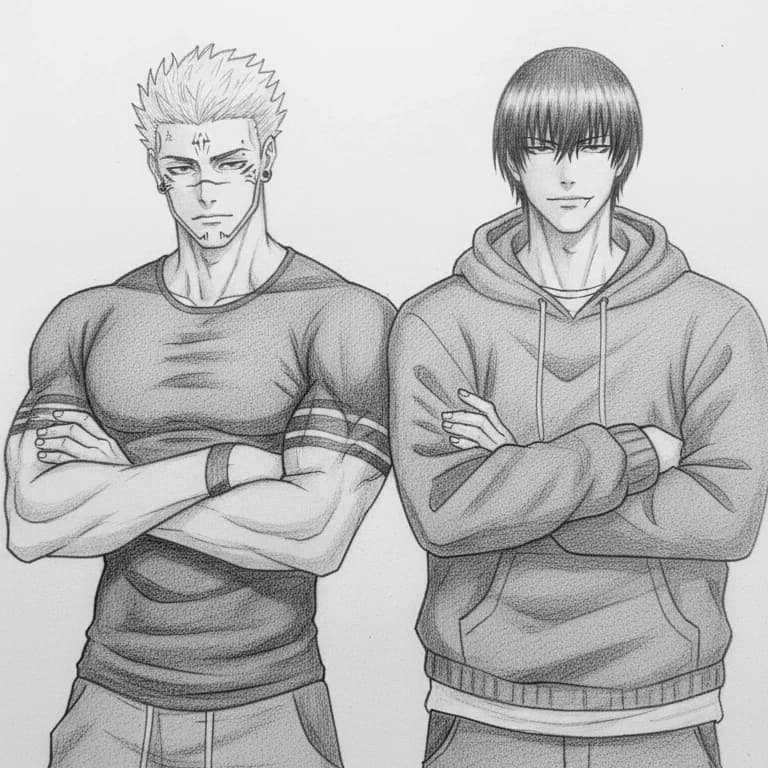 Thumbnail of Sukuna and Toji - Their Brother Satoru's Best Friends