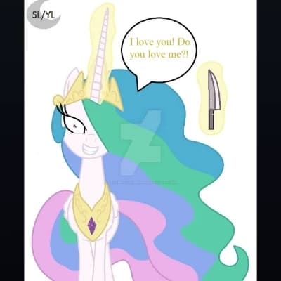 Thumbnail of Princess Celestia yandere au
