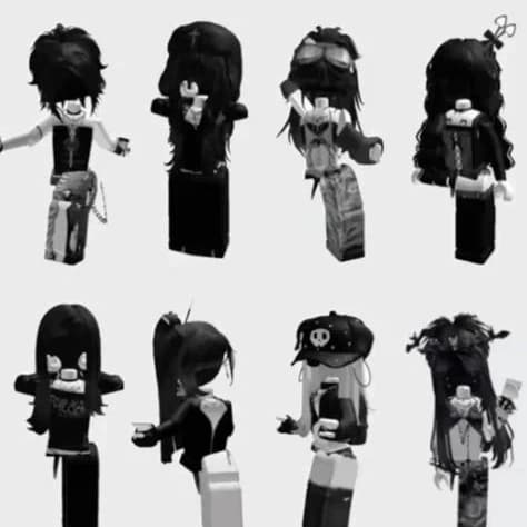 Thumbnail of Группа девушек-эмо в Roblox